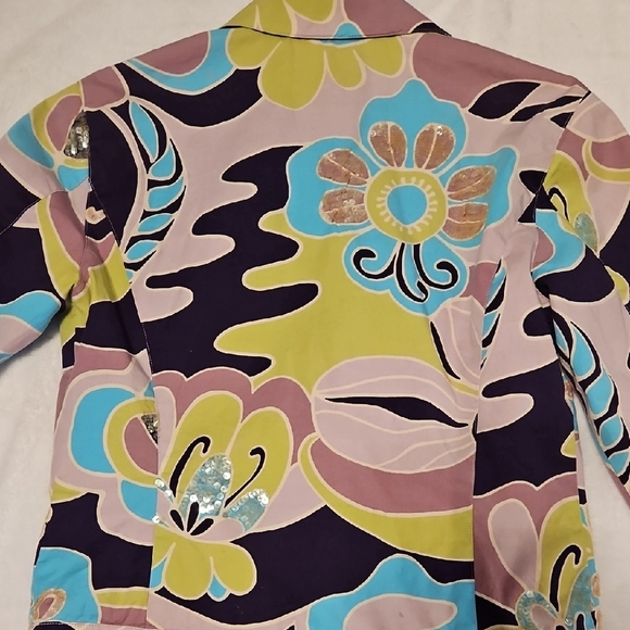 Cache Colorful Floral Women's Jacket - Picture 5 of 6